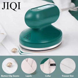 Ferro da stiro portatile JIQI: piastra in ceramica liscia per indumenti senza pieghe